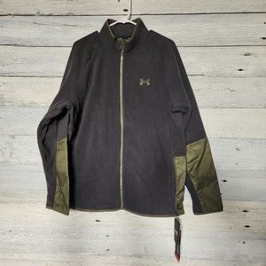 NWT Under Armour Jacket Mens L Polartec Micro Fleece Full Zip